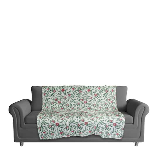 Holly Berries 50x60 Coral Fleece Blanket